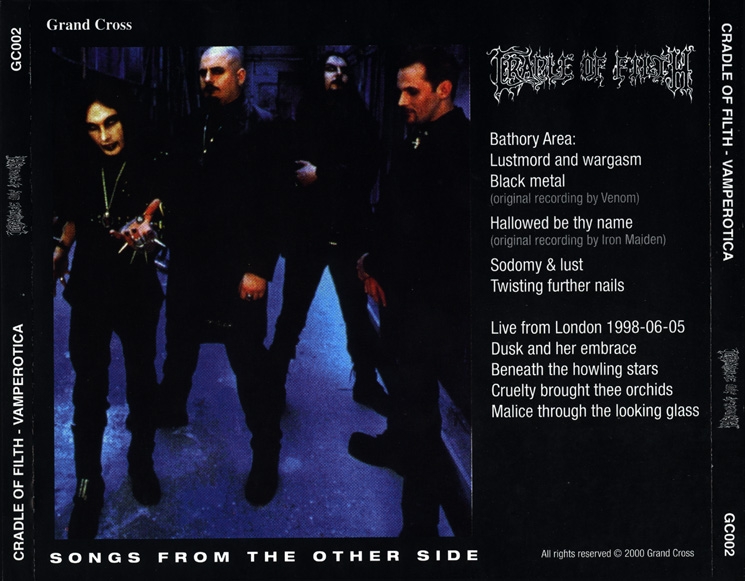 cradle of filth  vamperotica b