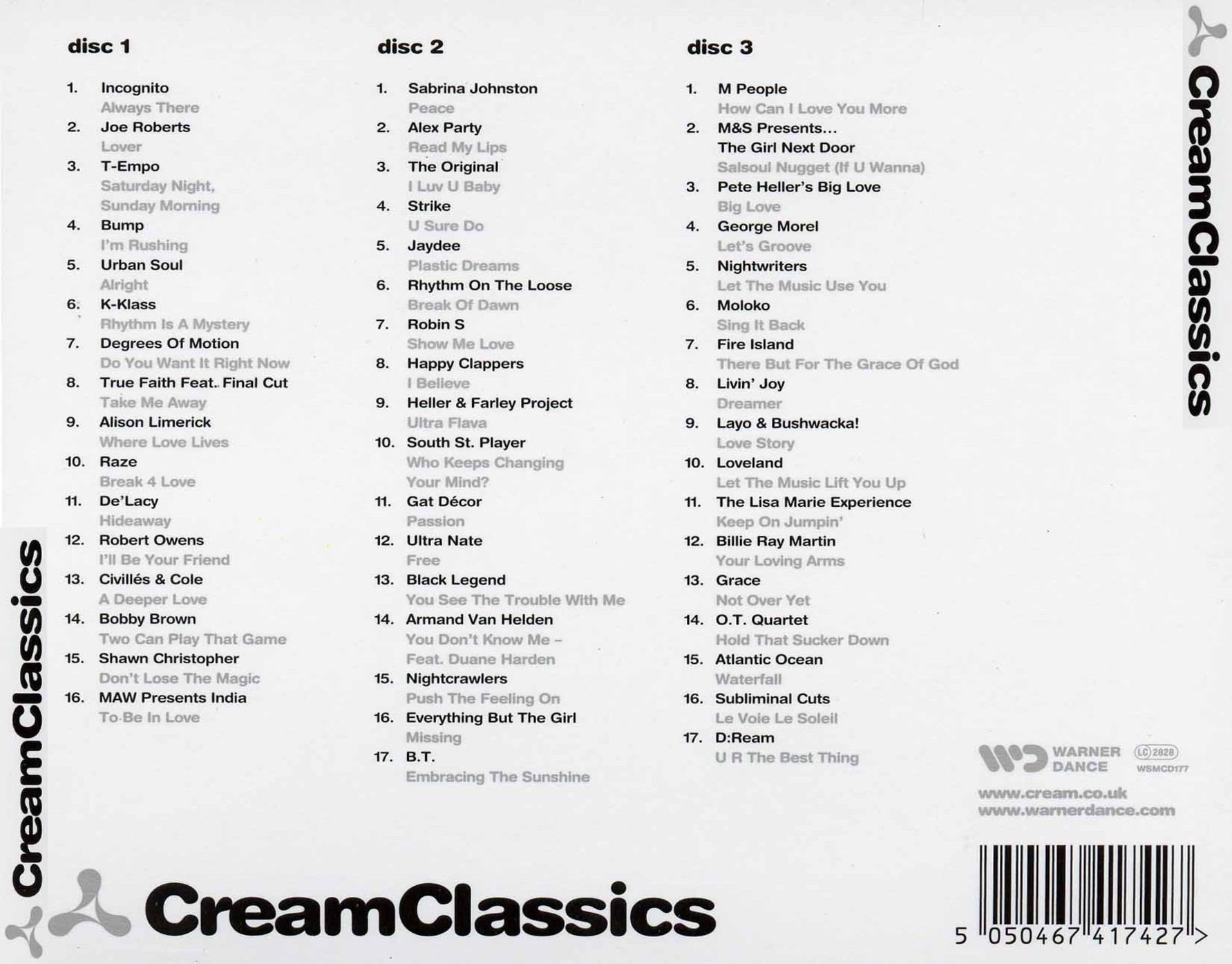 cream classics b