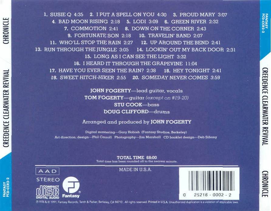 creedence clearwater revival chronicle vol1 b
