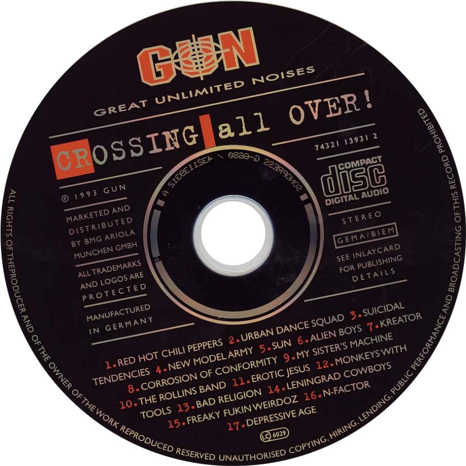 crossing all over  vol01 cd