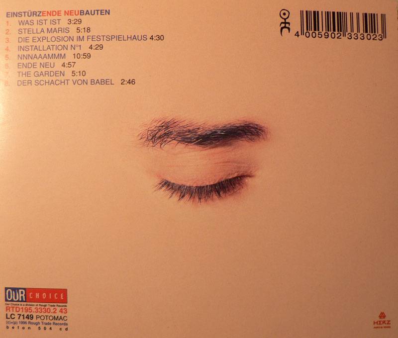 Einstuerzende Neubauten ende neu back