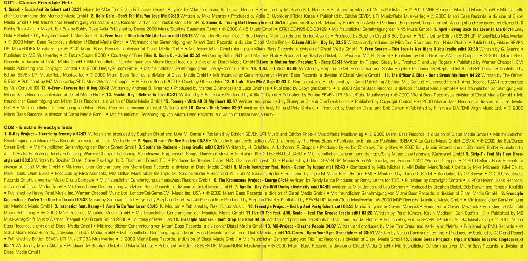 Electricity Freestyle Vol 06 Inlay02