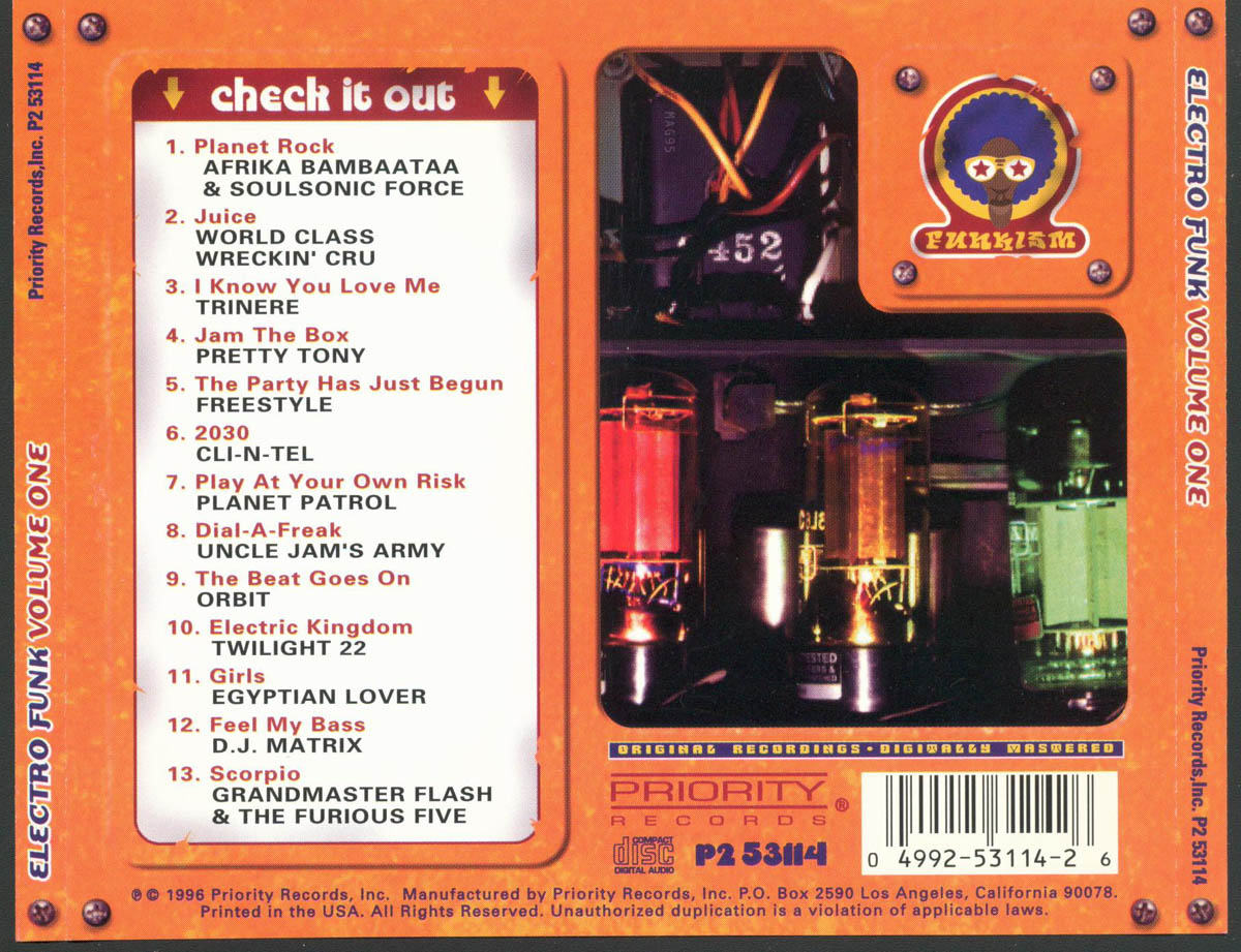 Electro Funk Volume 01 Back