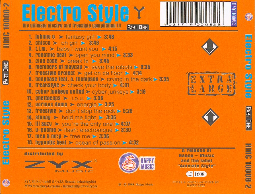 Electro Style Part One Back