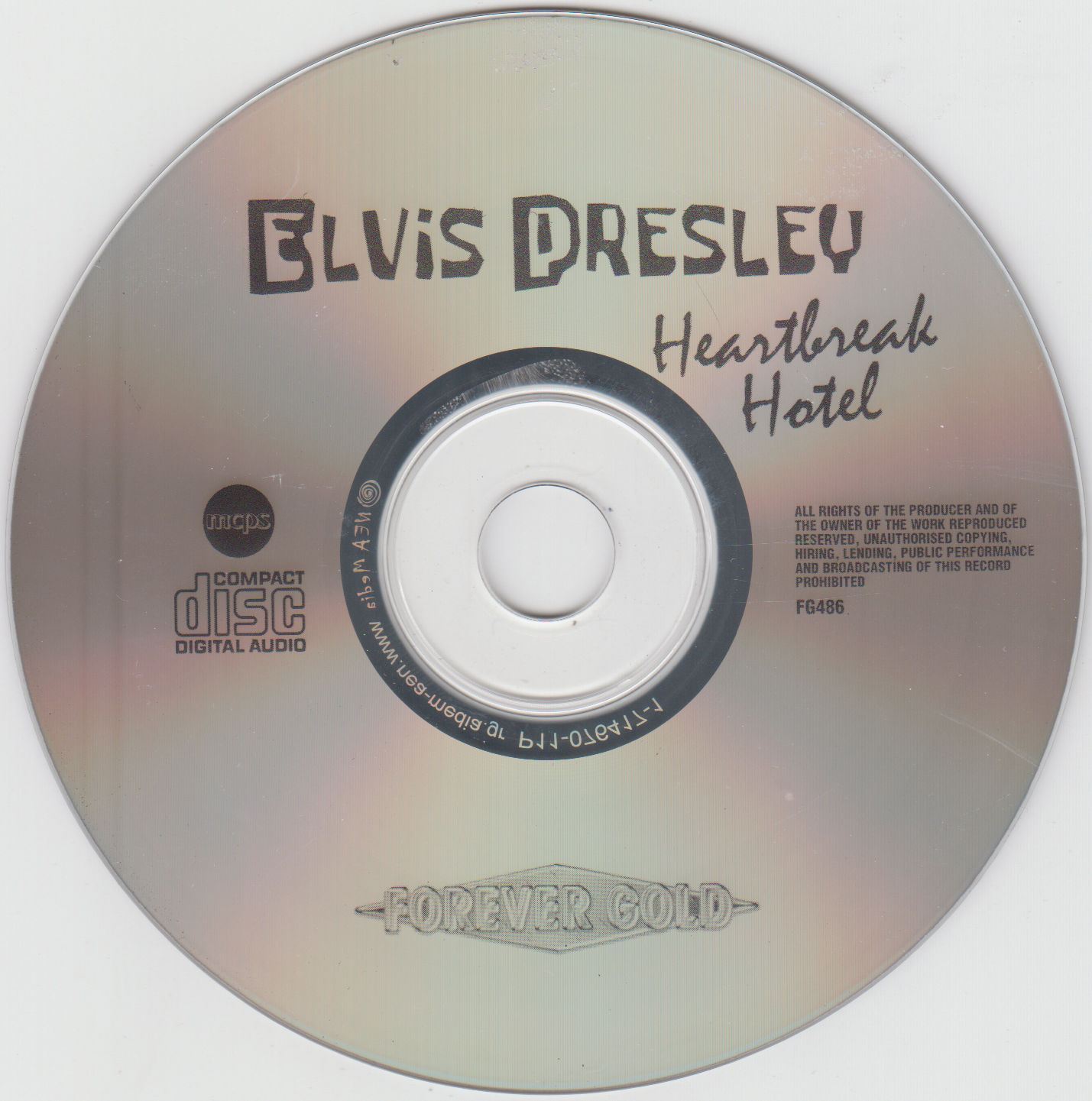 Elvis Presley  Heartbreak Hotel cd 