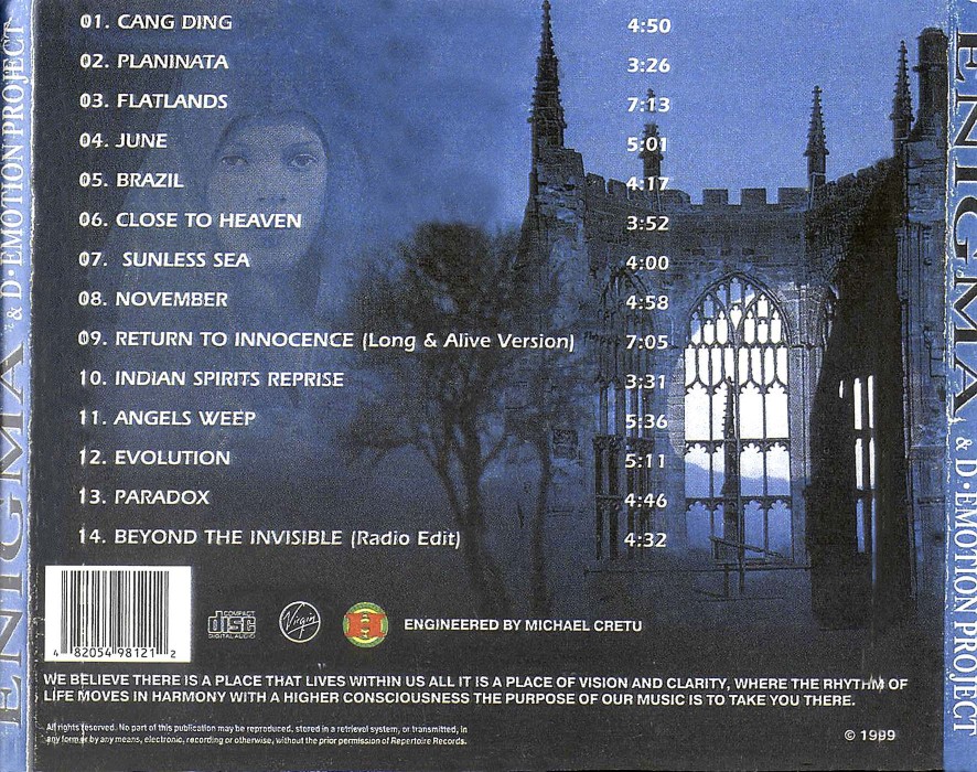 Enigma Emotion Project Back