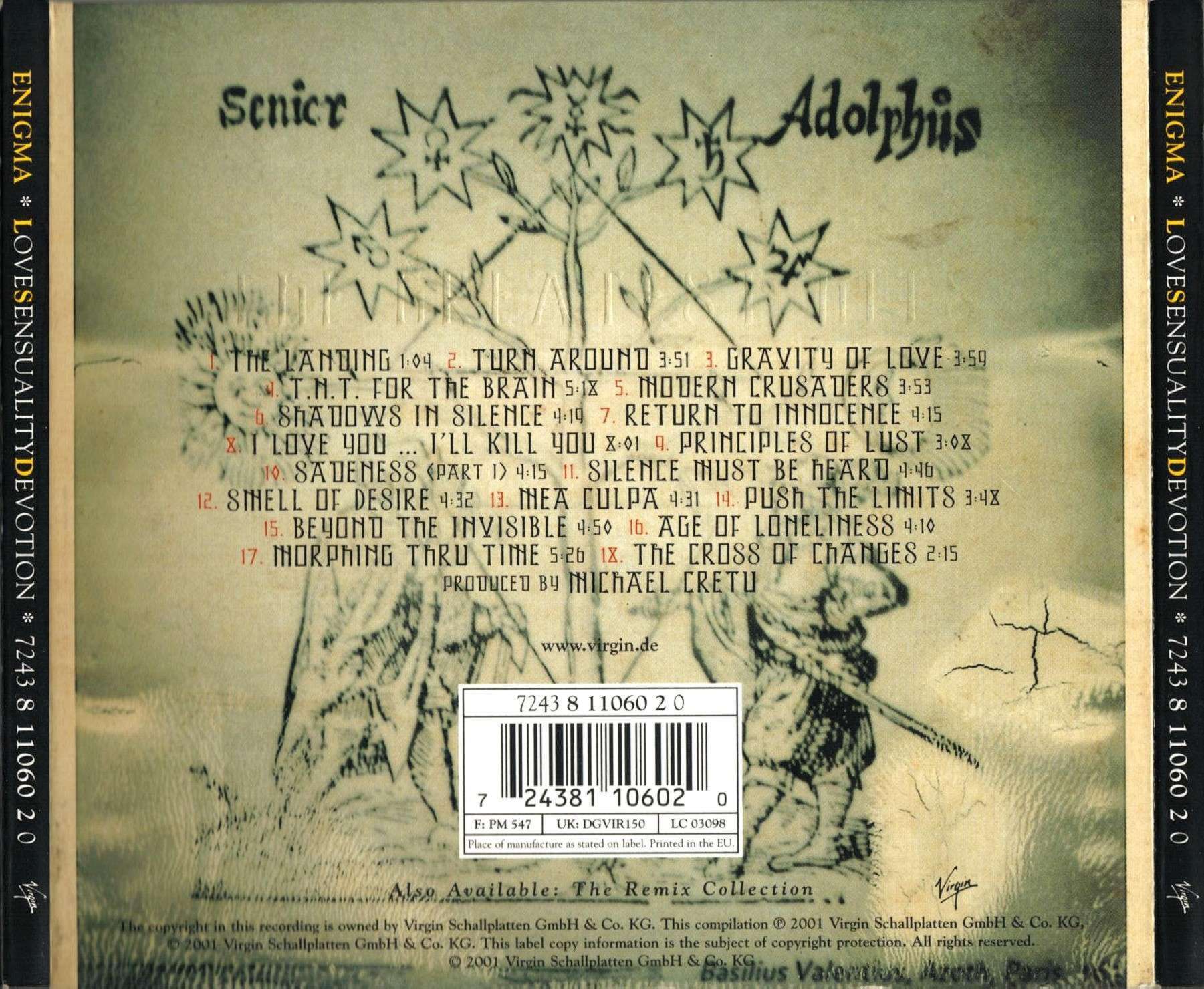 Enigma LoveSensualityDevotionTheGreatestHits Back