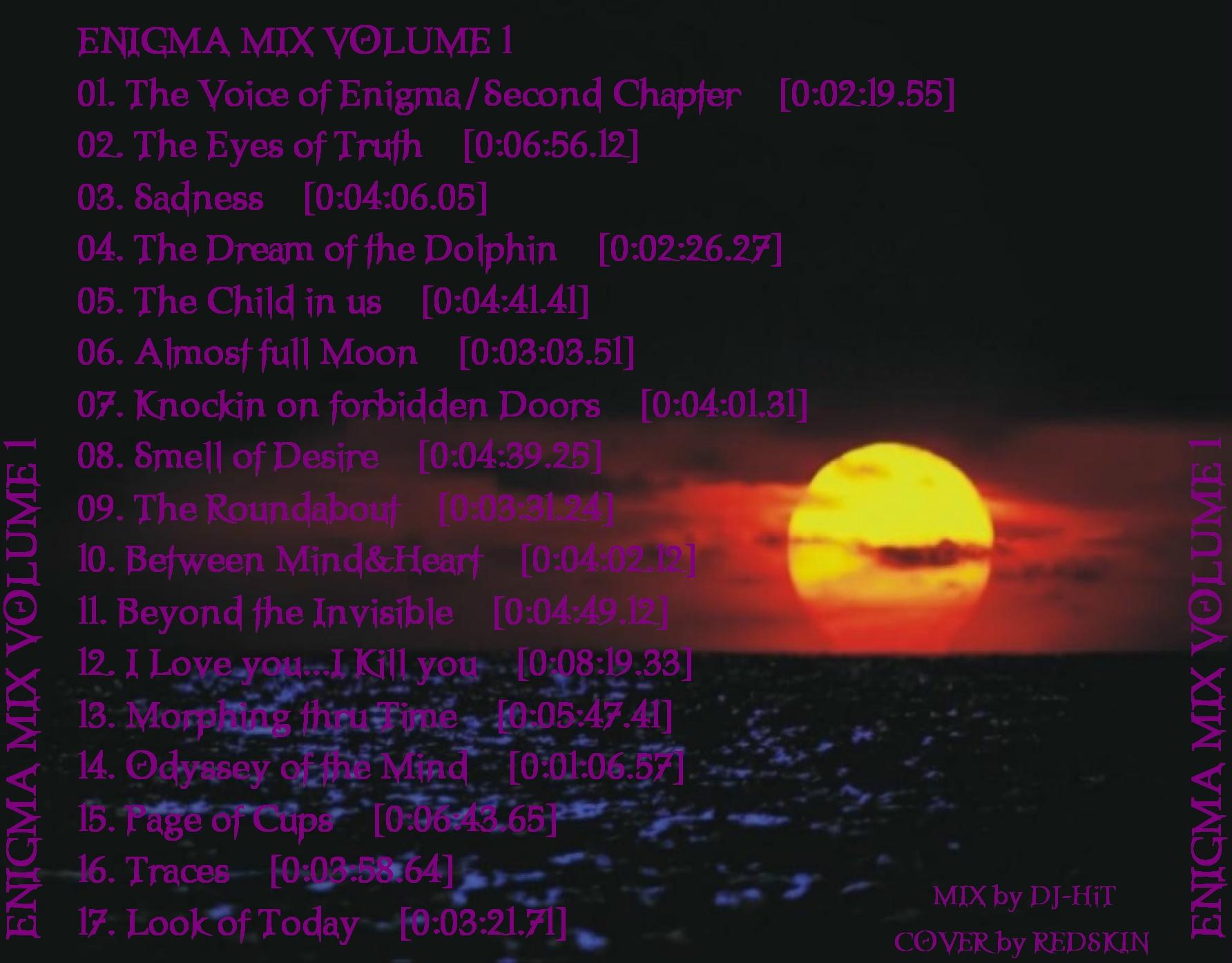 Enigma Mix Vol 01 Back