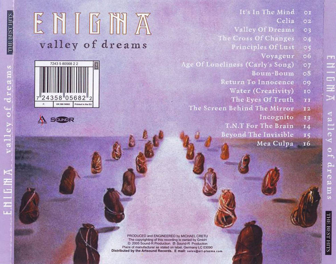 Enigma Valley Of Dreams Back