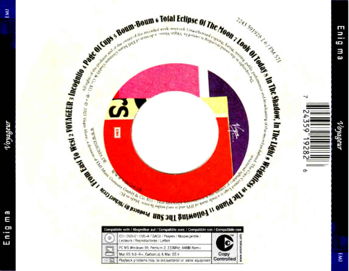 Enigma Voyageur Back