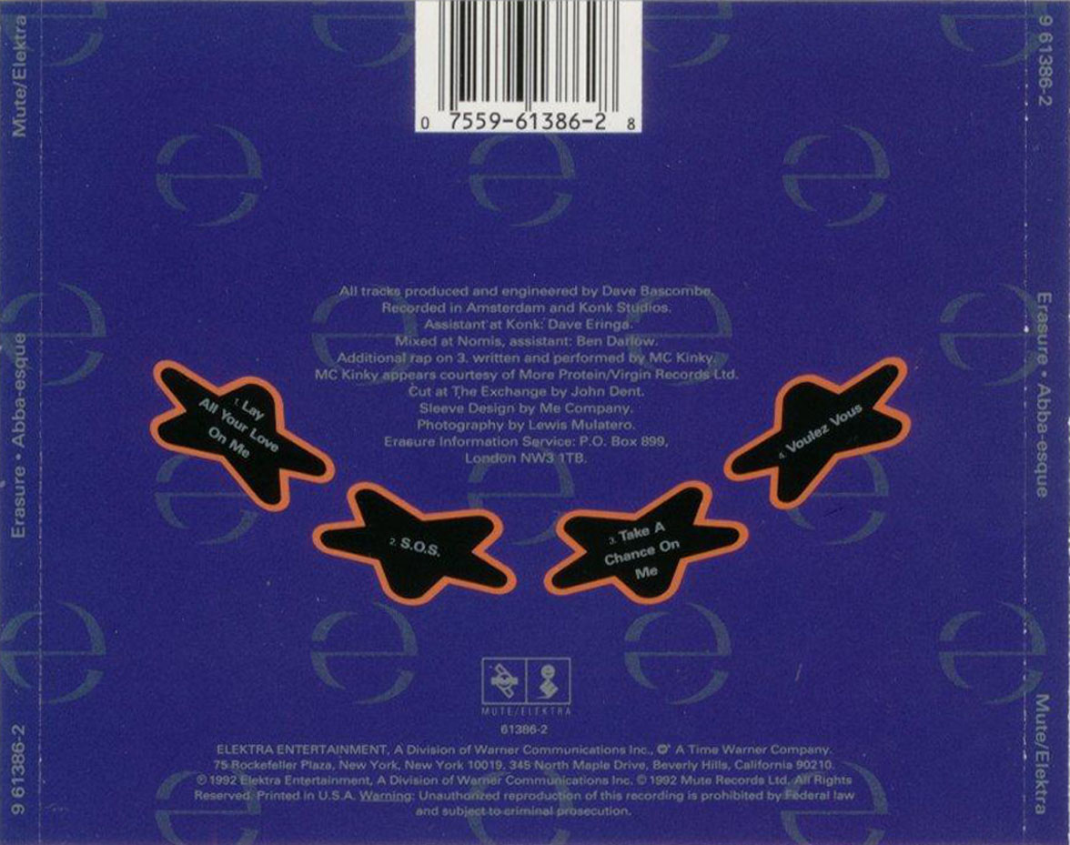 Erasure Abbaesque Back