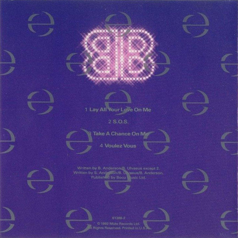 Erasure Abbaesque Inlay