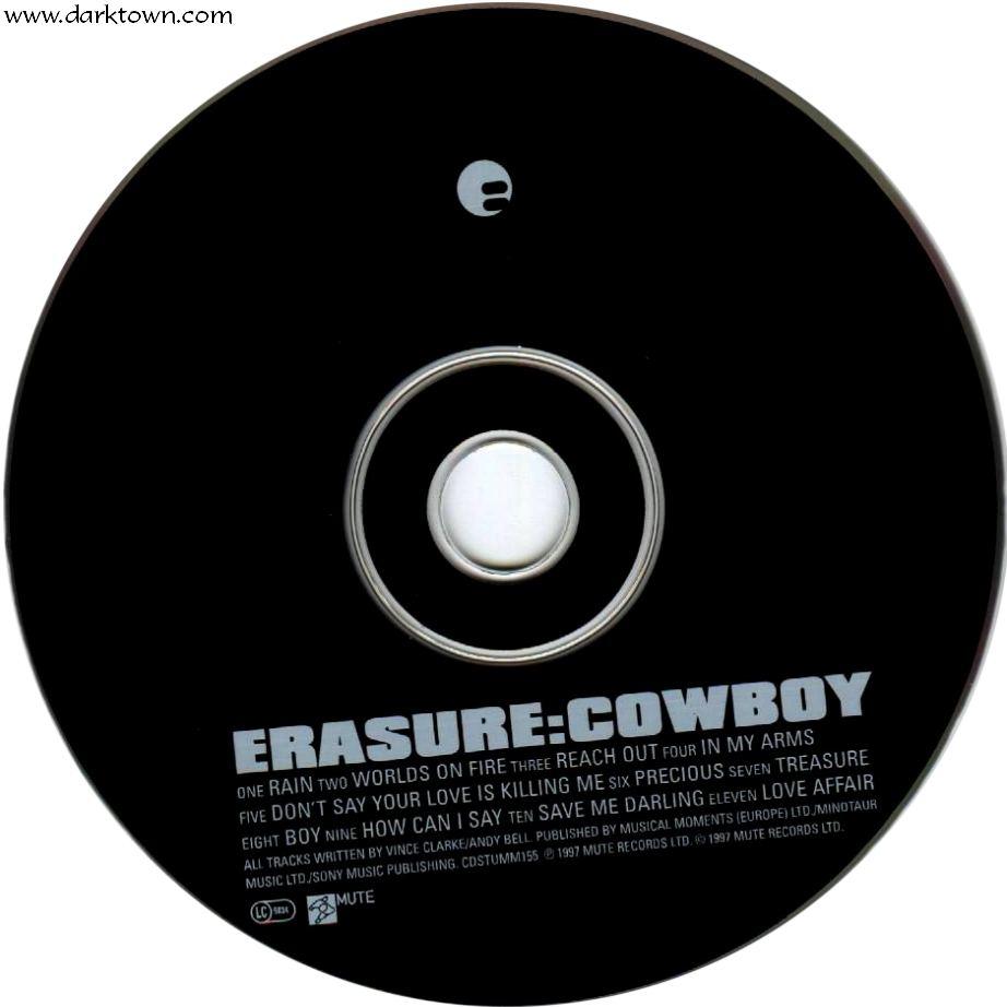 Erasure Cowboy CD