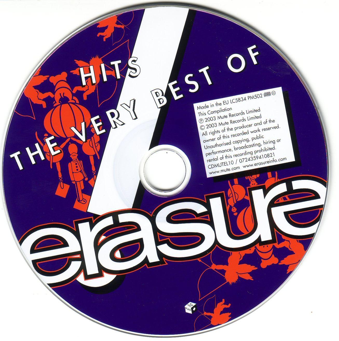 Erasure HitsTheVeryBestOfErasure CD