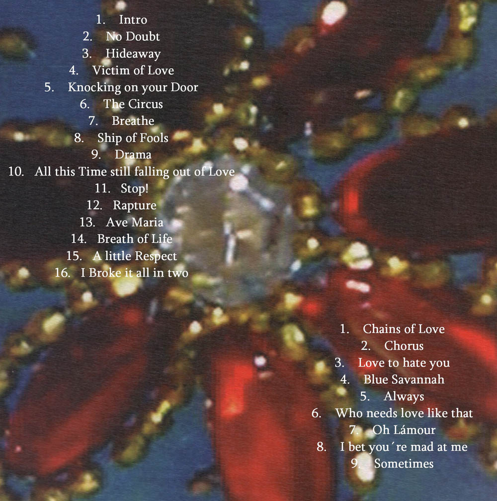 Erasure LiveInBerlin2005 Inlay