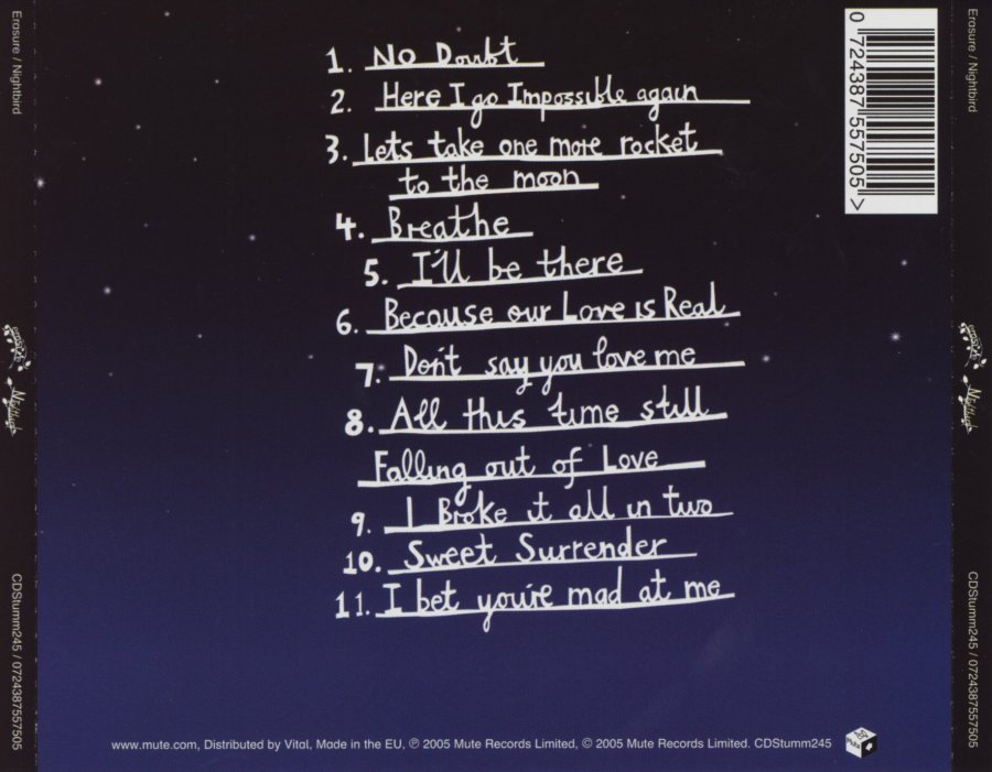 Erasure Nightbird 02 Back
