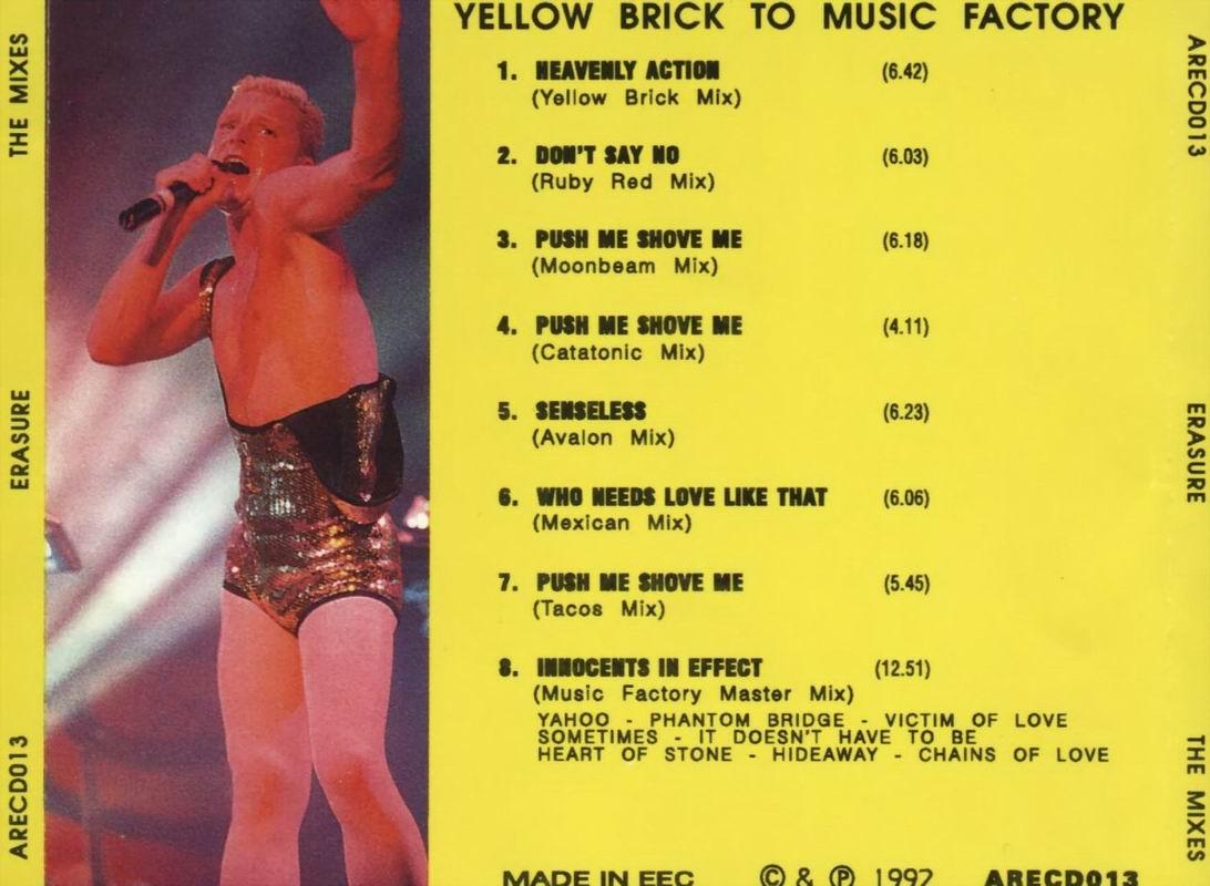 Erasure TheMixes Back