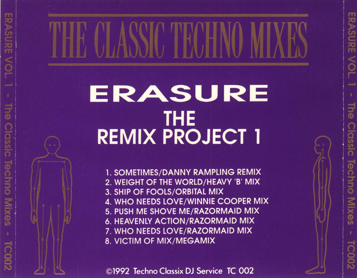 Erasure TheRemixProject 01 Back