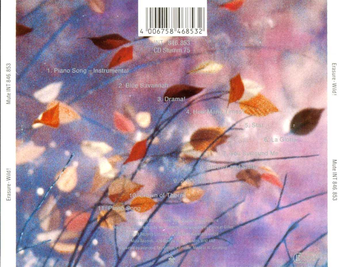 Erasure Wild Back