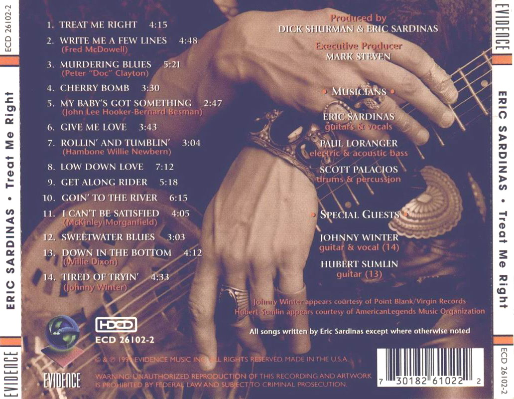 Eric Sardinas  Treat Me Right b