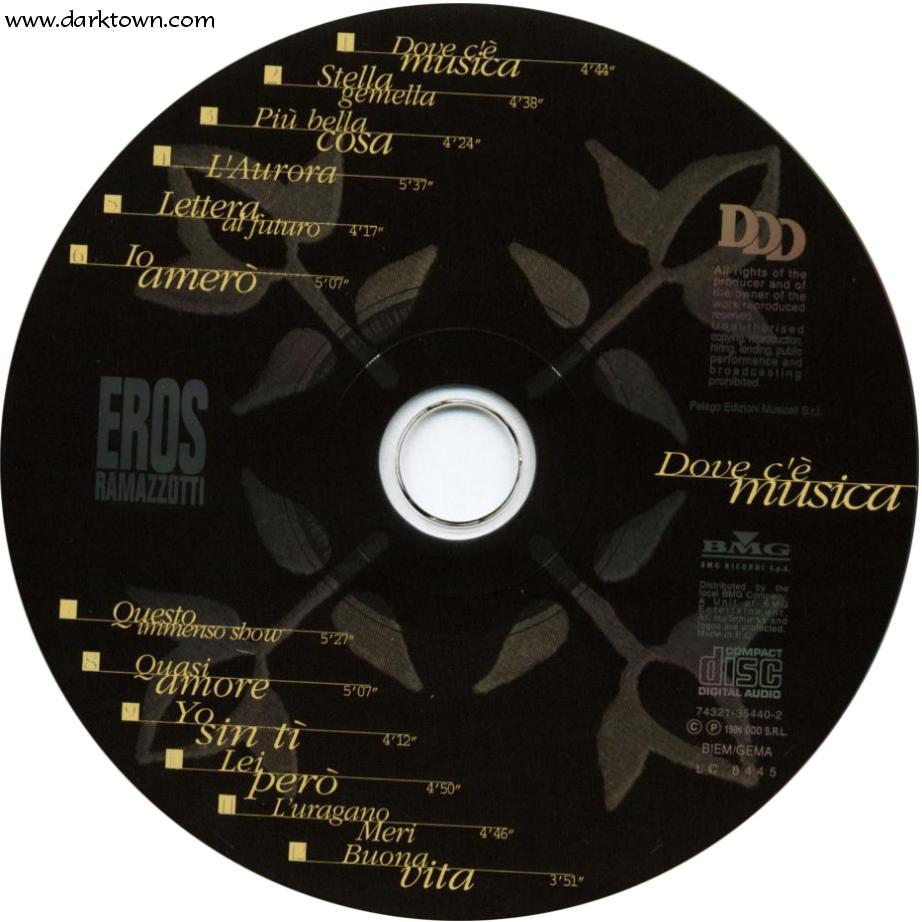 ErosRamazzotti DoveCeMusica CD