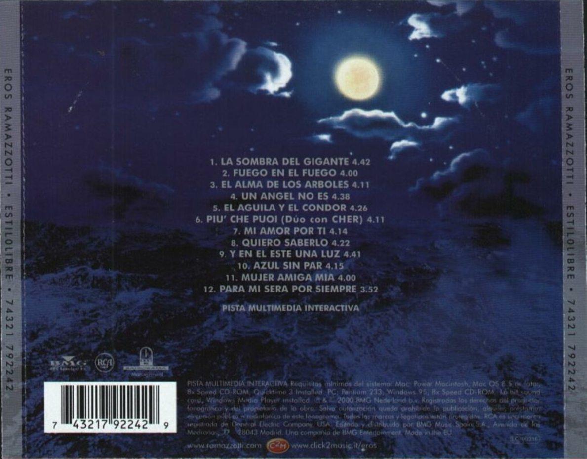 ErosRamazzotti Estilolibre Back