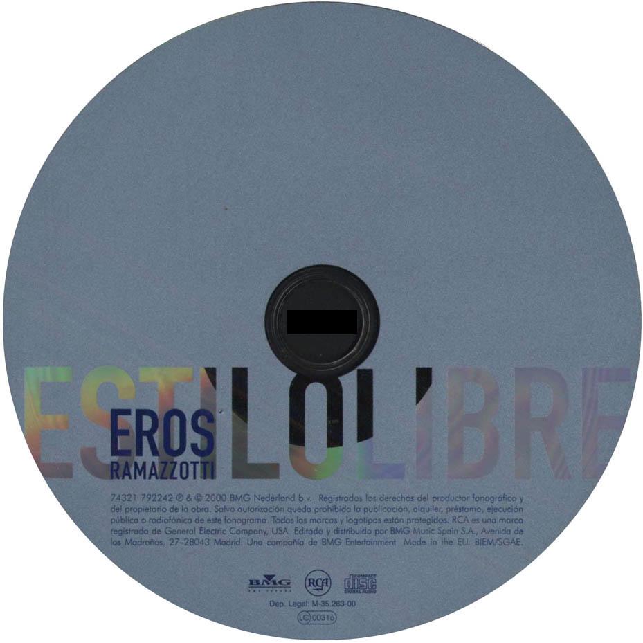 ErosRamazzotti Estilolibre CD