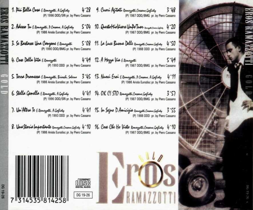 ErosRamazzotti Gold Back