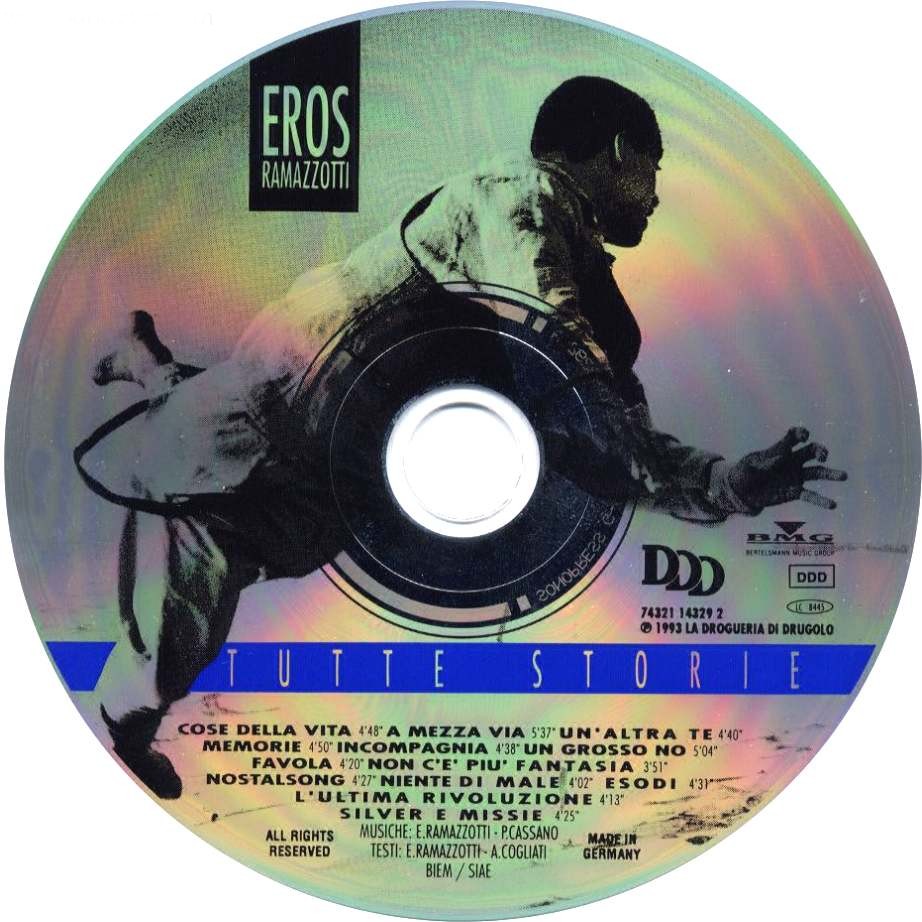 ErosRamazzotti TutteStorie CD