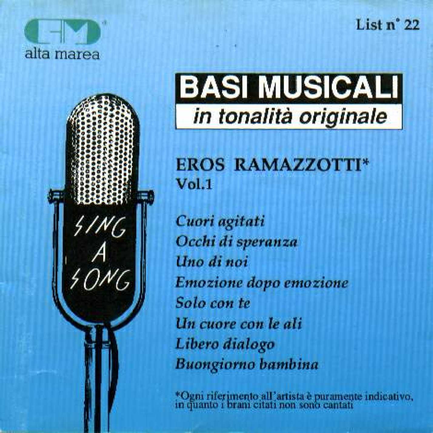 ErosRamazzotti Vol 01 Front
