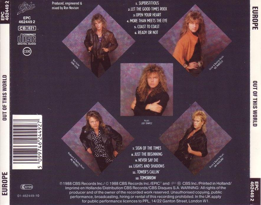 Europe OutOfThisWorld Back