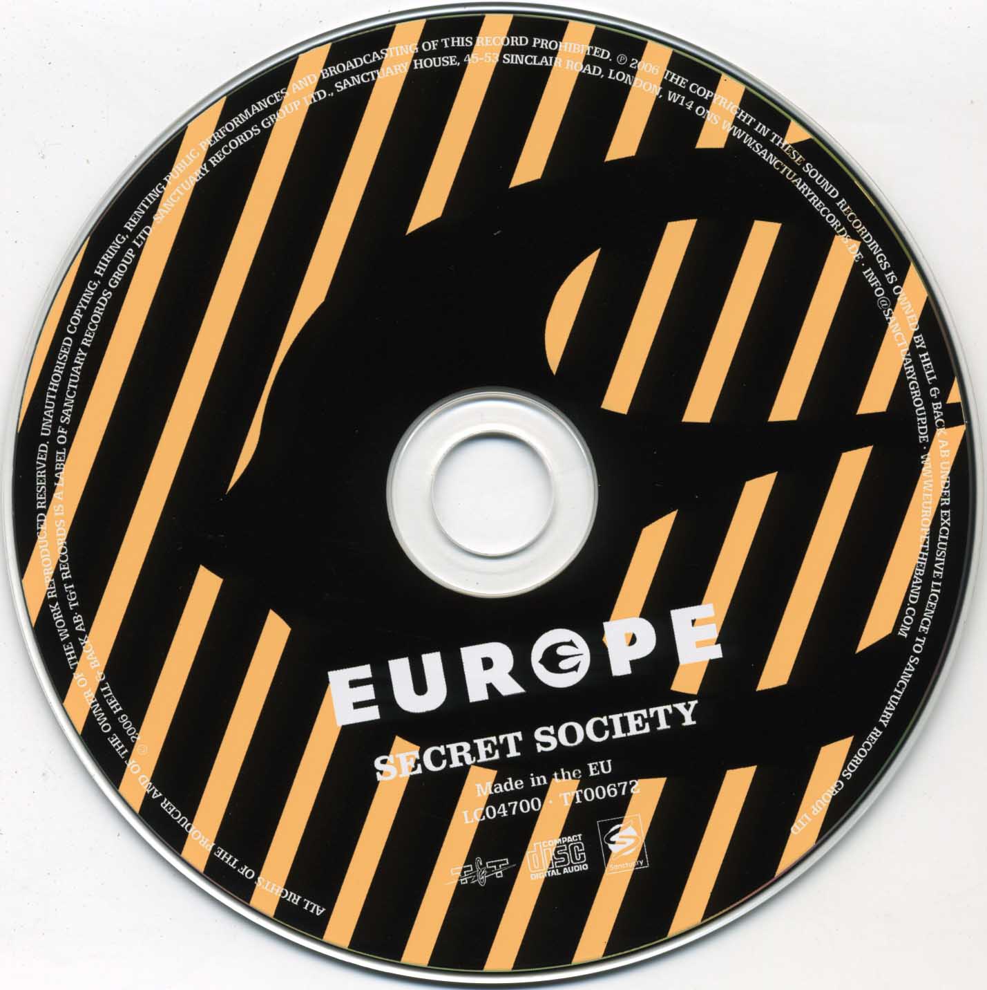Europe SecretSociety CD