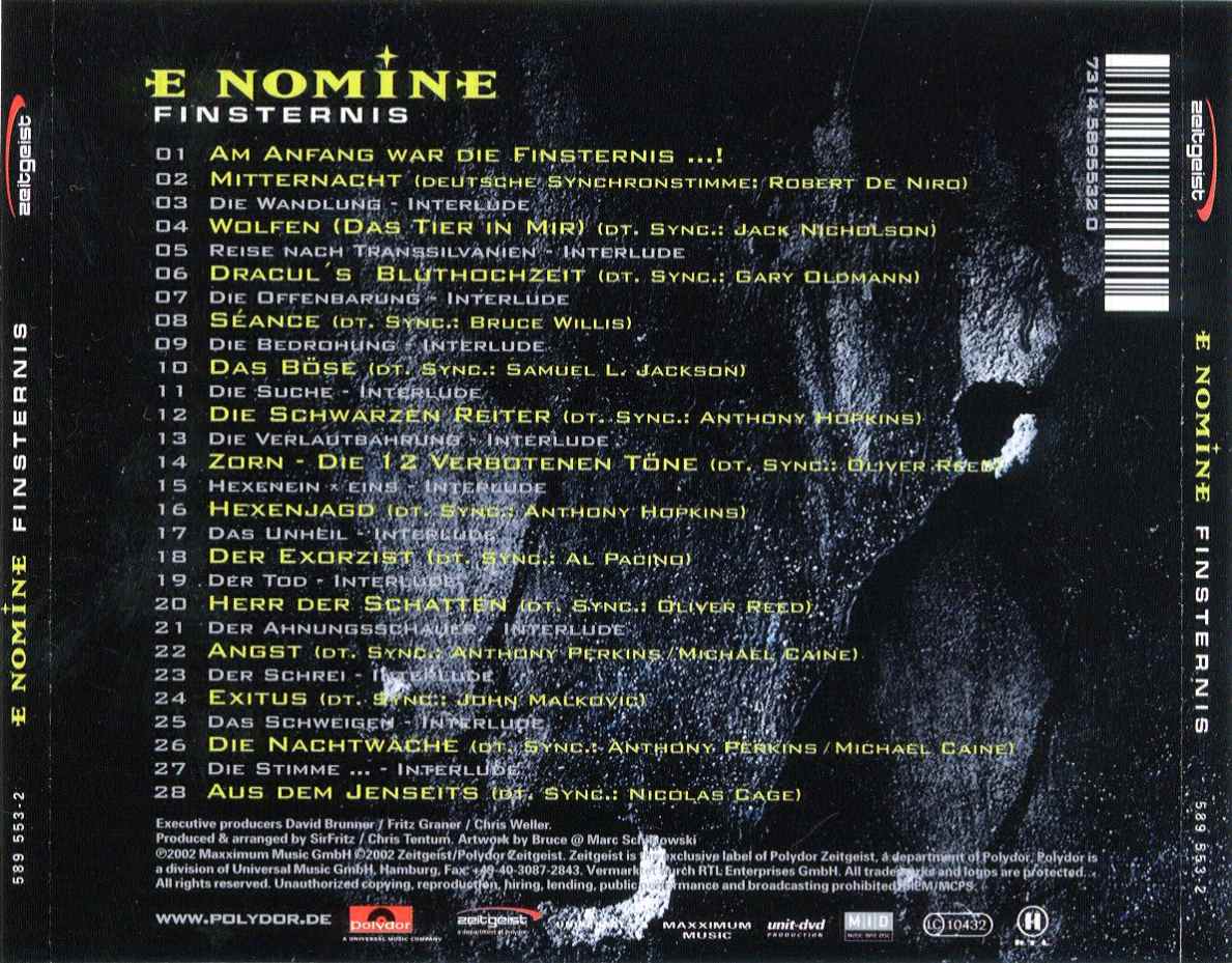 e nomine  finsternis b