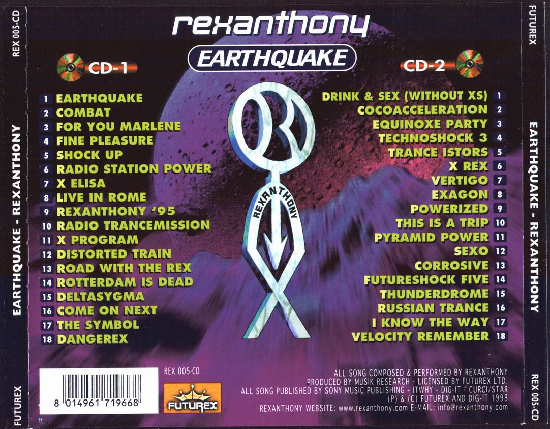 earthquake rexanthony  