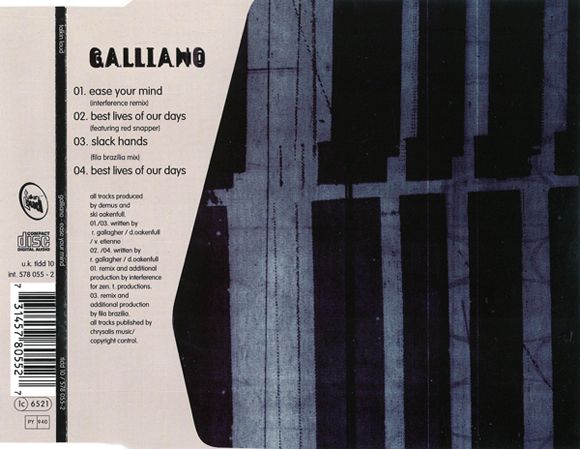 ease your mind galliano 