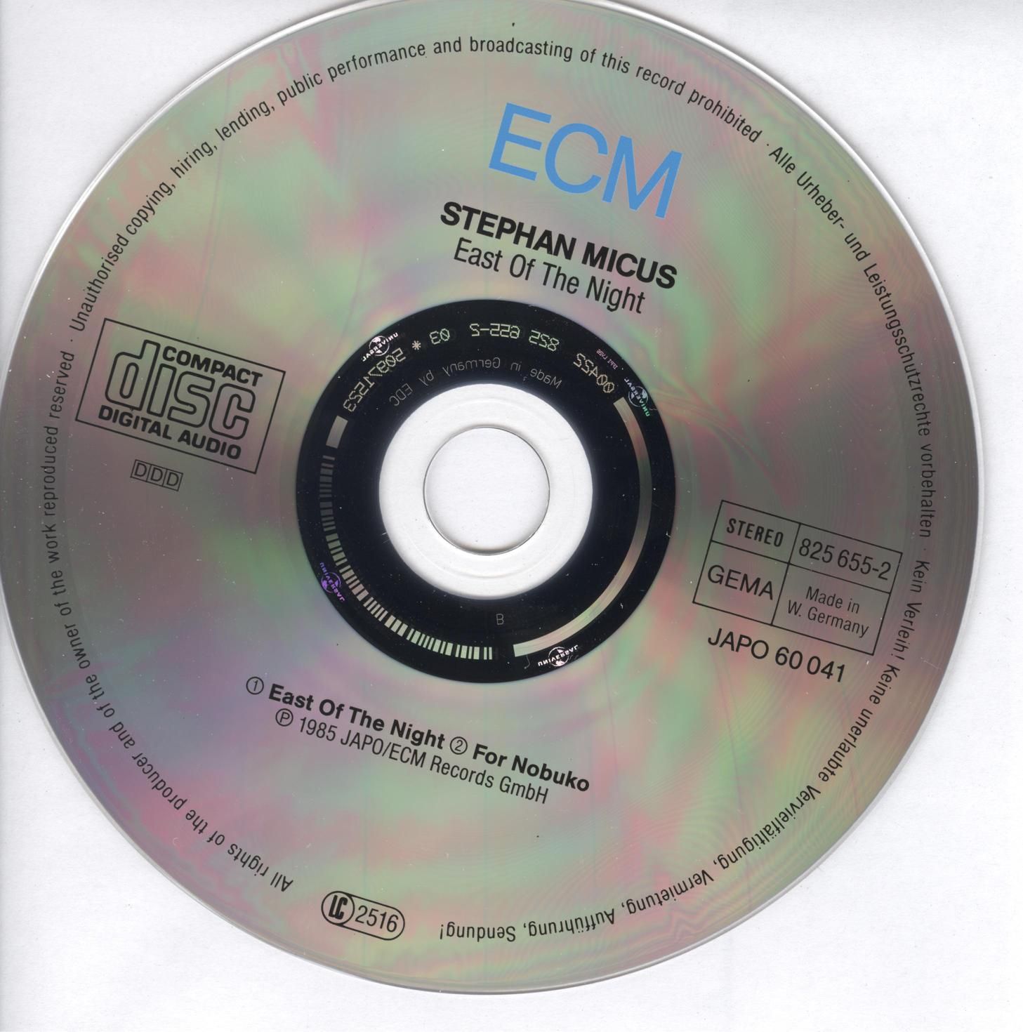 east of the night stephan micus 