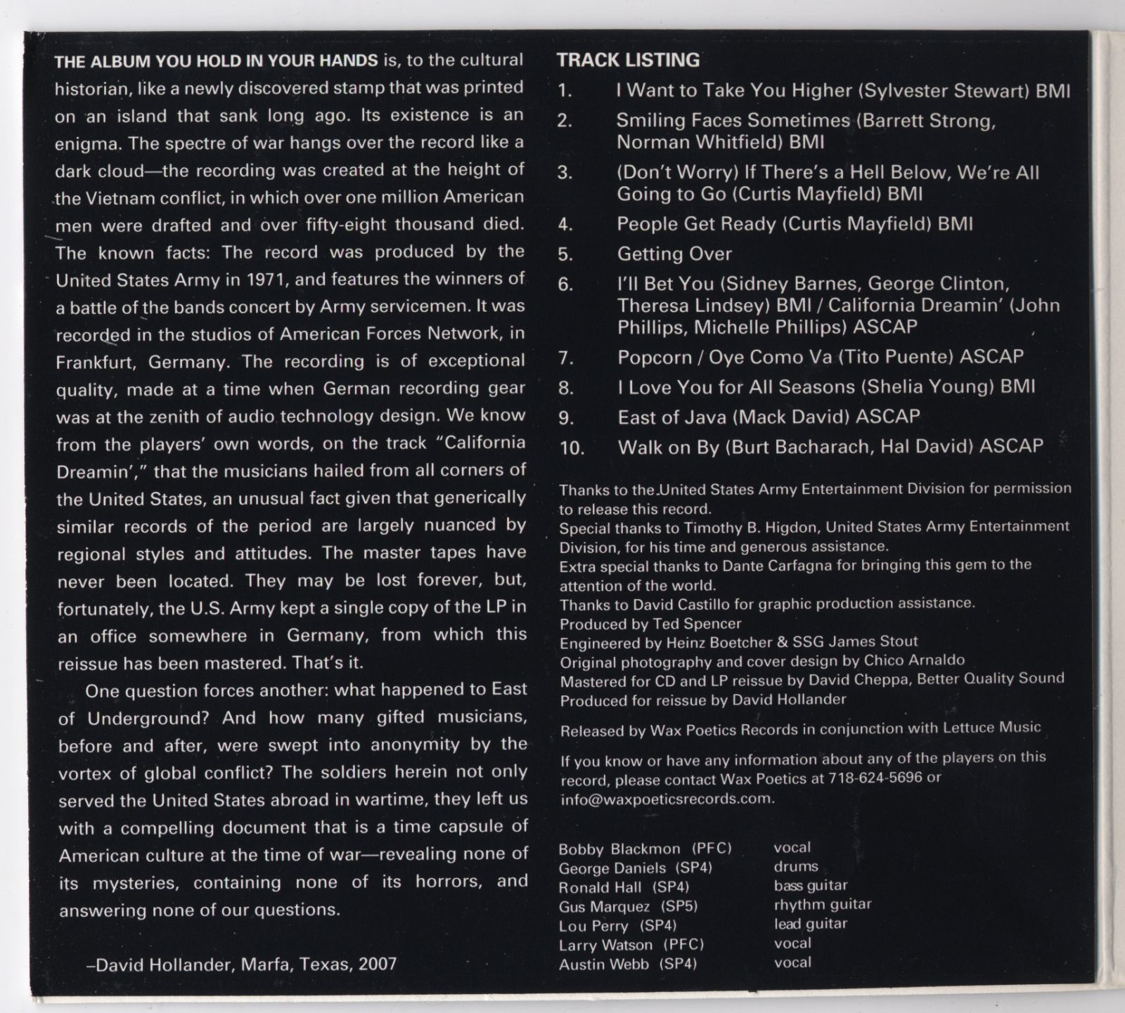 east of underground east of underground 