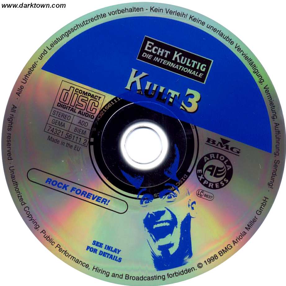 echt kultig die internationale kult3 rock forever cd