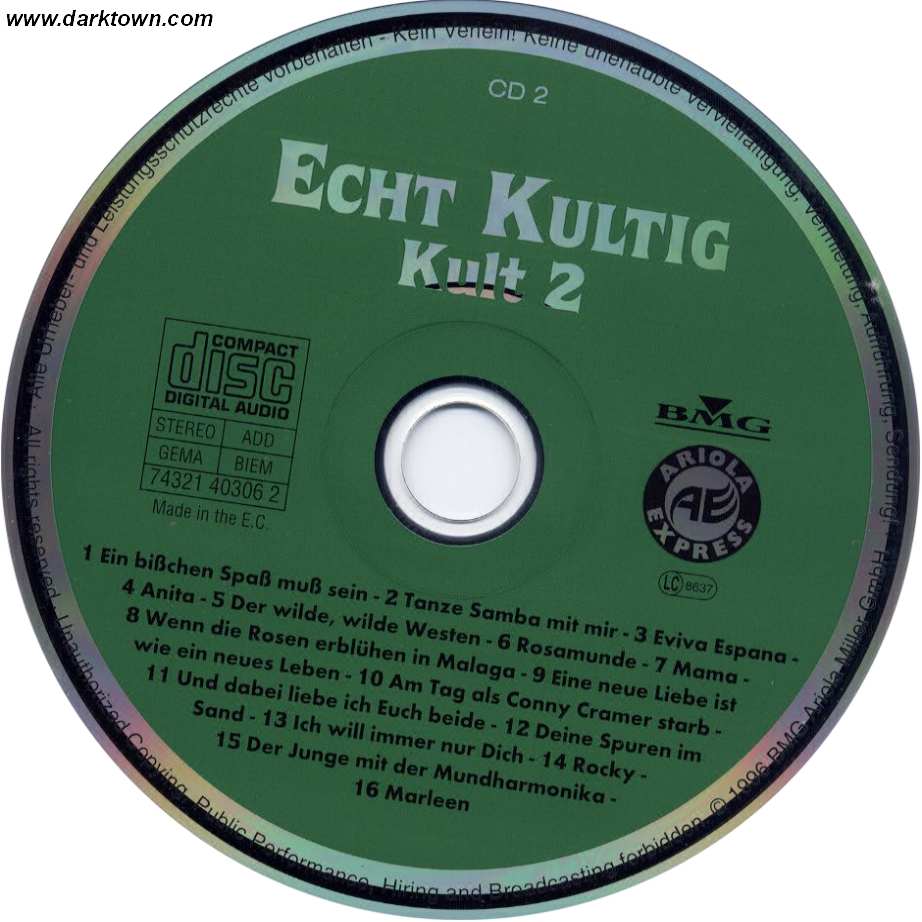 echt kultig kult2 deutschen schlager der 60er&70er cd