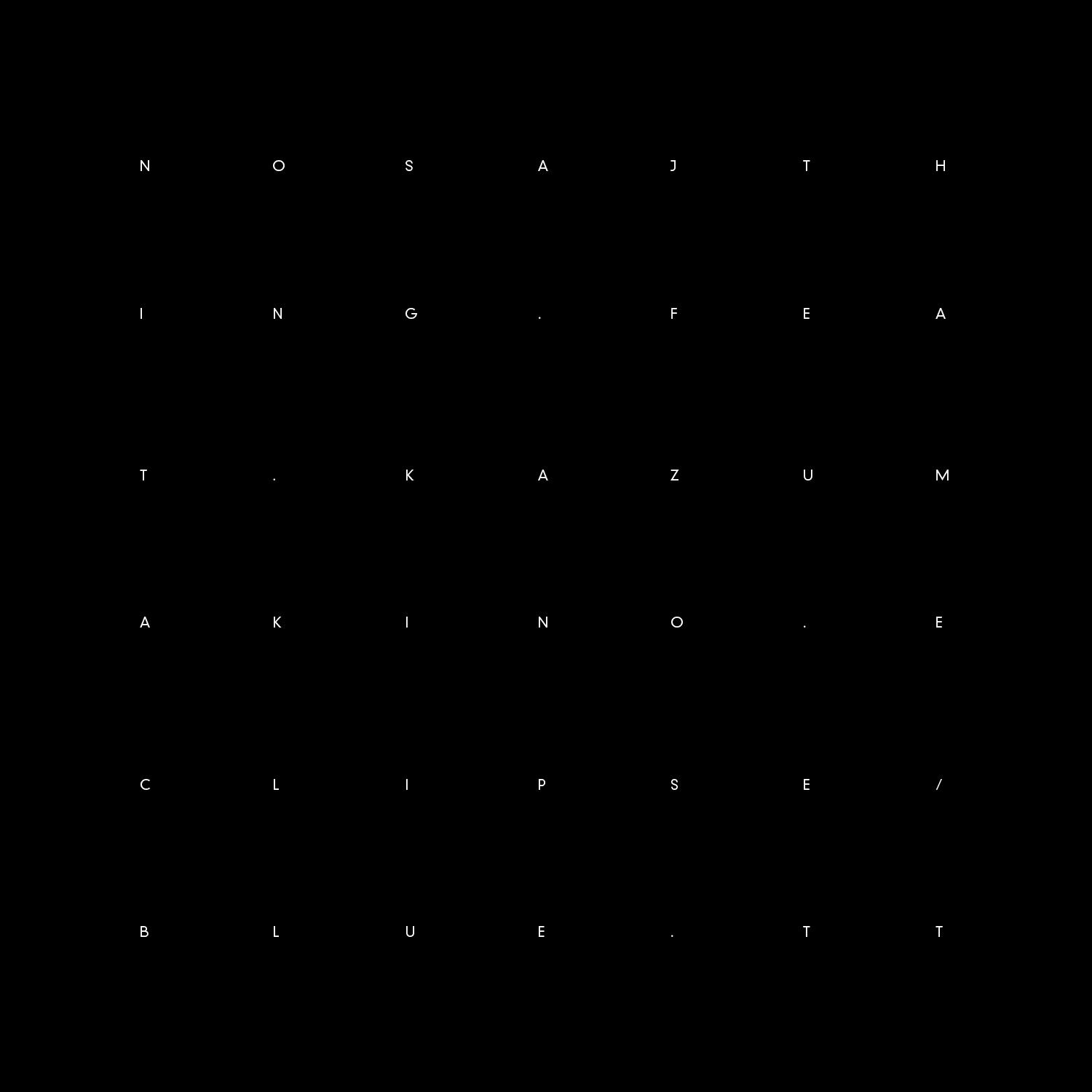 eclipseblue nosaj thing 