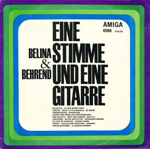 eine stimme und eine belina 