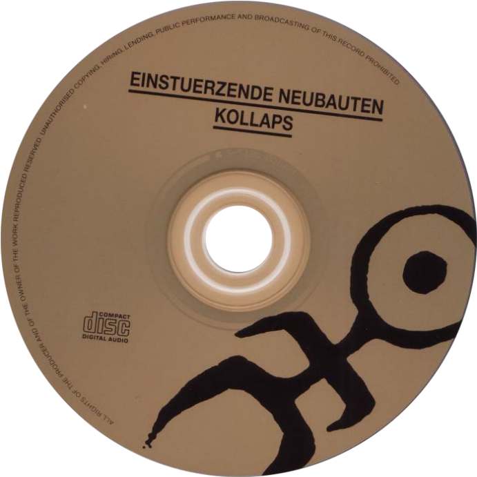 einstuerzende neubauten  kollaps cd