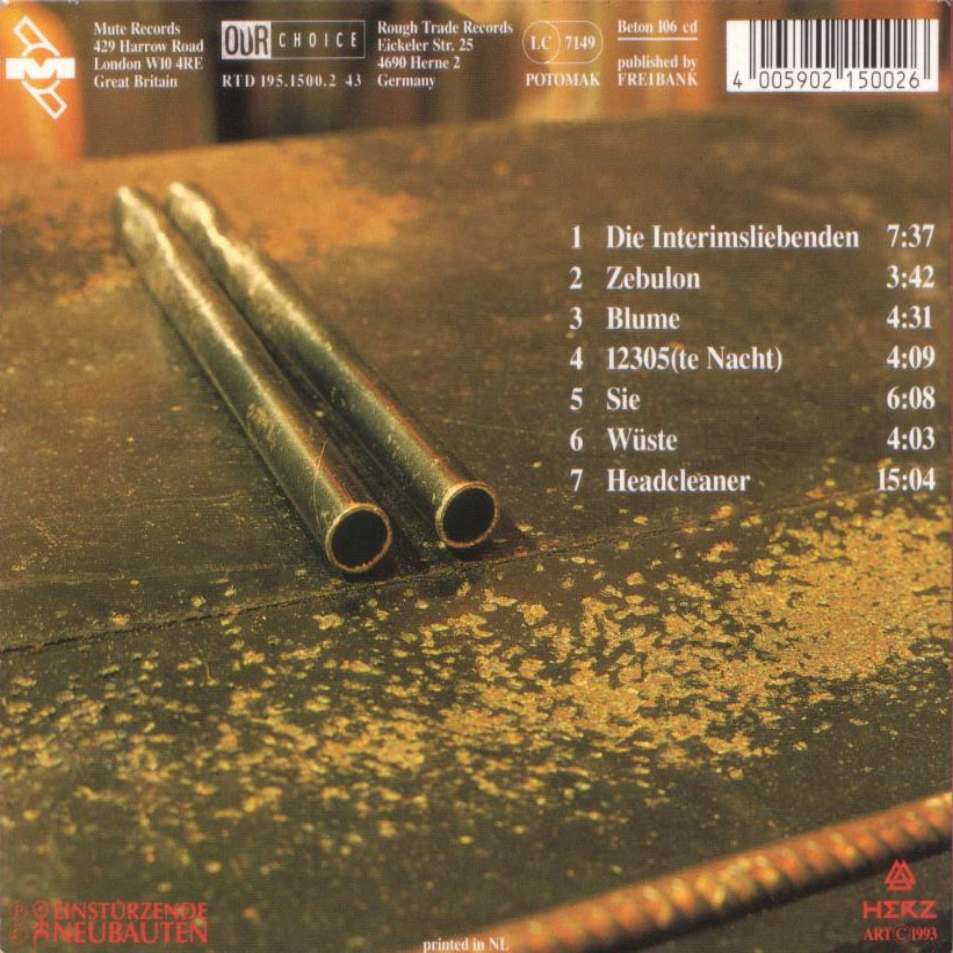 einstuerzende neubauten  tabula rasa ab