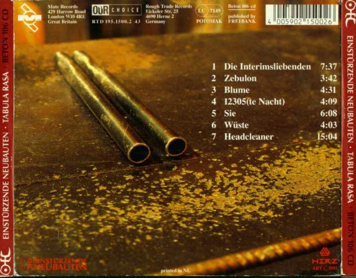 einstuerzende neubauten  tabula rasa b