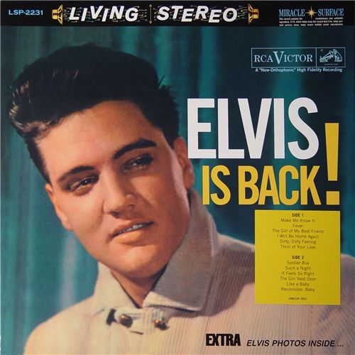 elvis is back elvis presley 