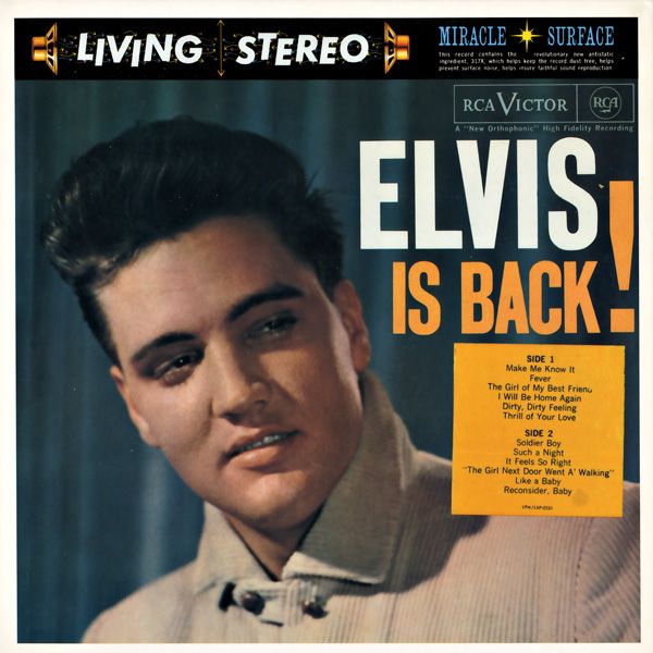 elvis is back elvis presley 