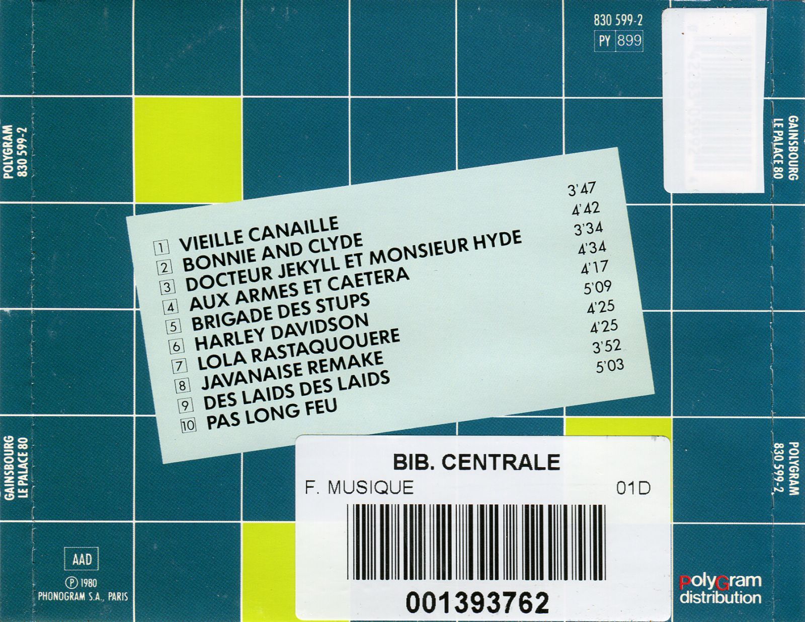 en concert theacu serge gainsbourg 