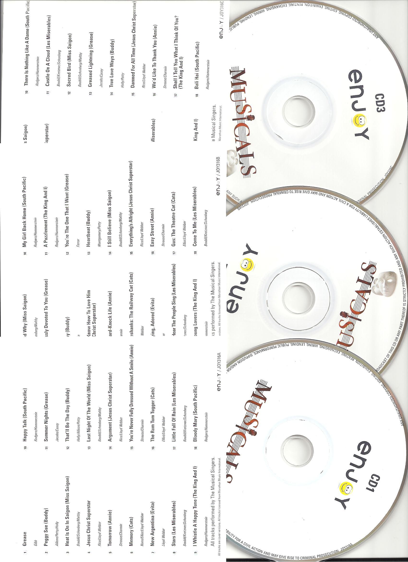 enjoy musicals various artists  