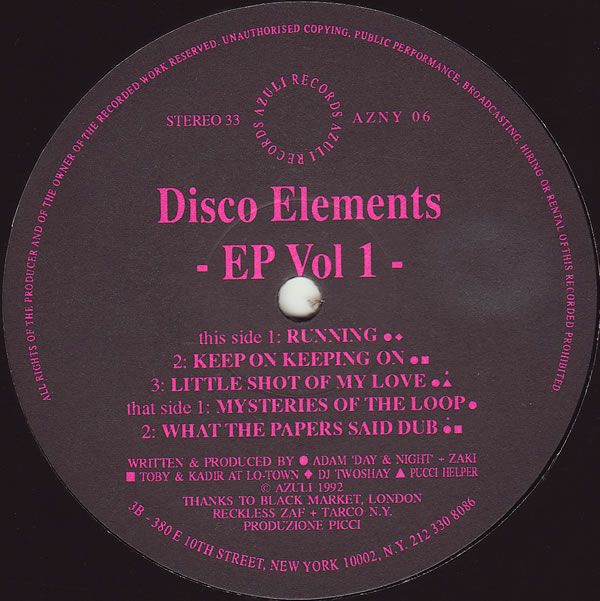 ep vol 1 disco elements 