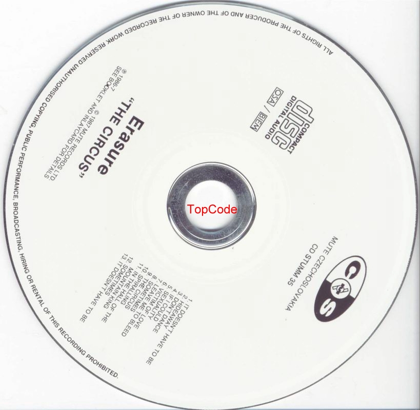 erasure  the circus cd